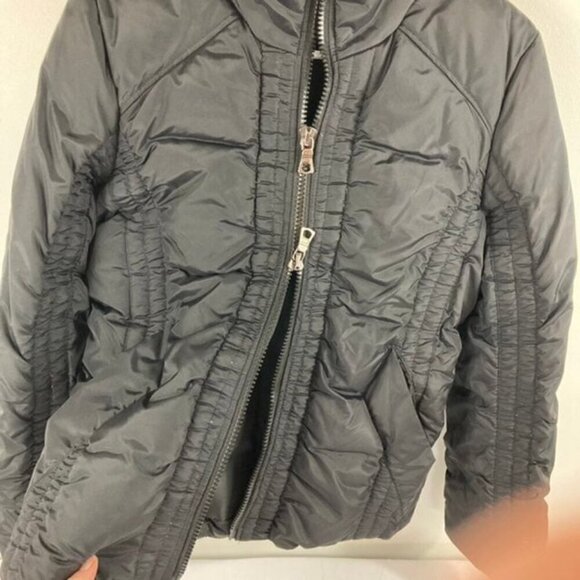 Anne Klein Down Puffer Womens Jacket Black M - Picture 4 of 11